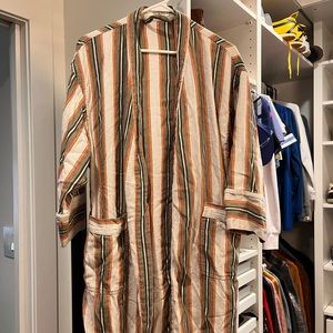 Madewell Striped Robe in Earth Tones